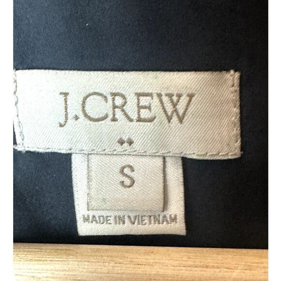J. Crew Factory Dark Grey Quilted Down Vest Women's Size S - Picture 3 of 5
